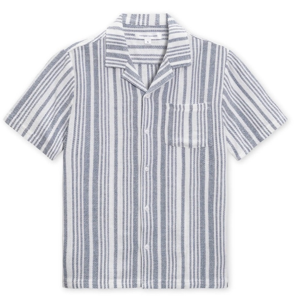 Men’s Basketweave button down shirt. Size small